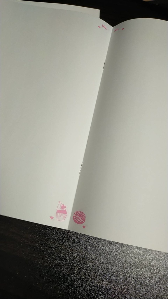 ドーナツノート(自由帳・ネームにも!)2冊セット