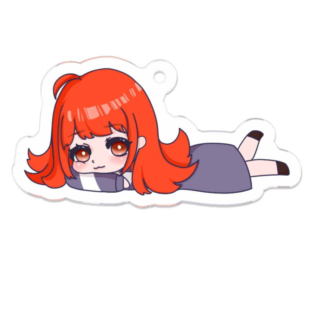 寝ころびてちキーホルダー