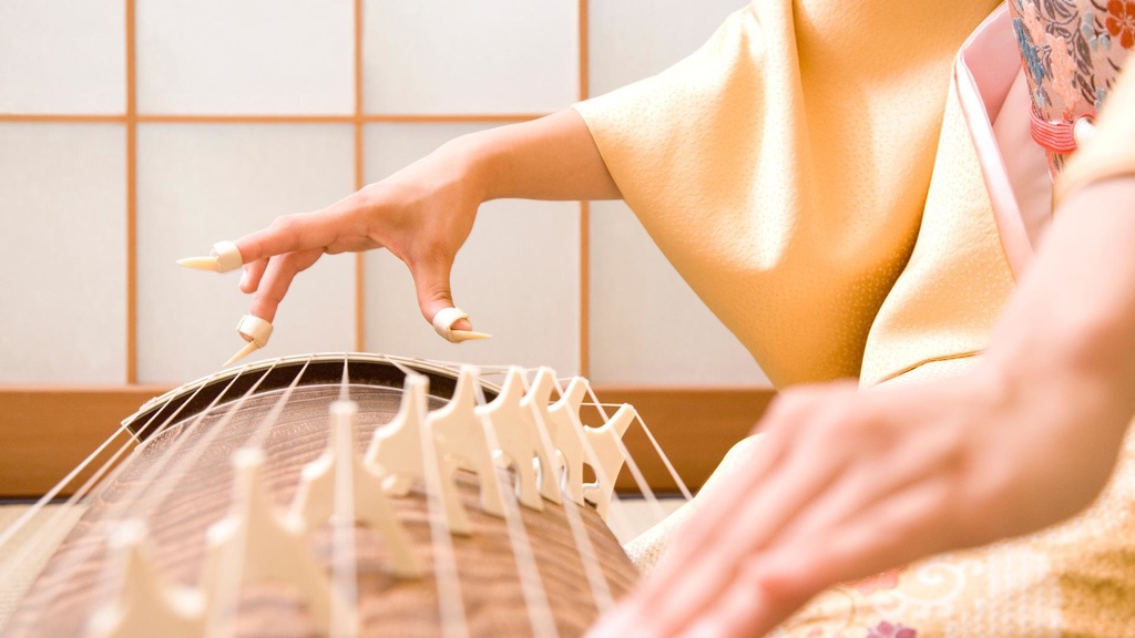 琴ジングル 和風 お琴 つなぎ 著作権フリー