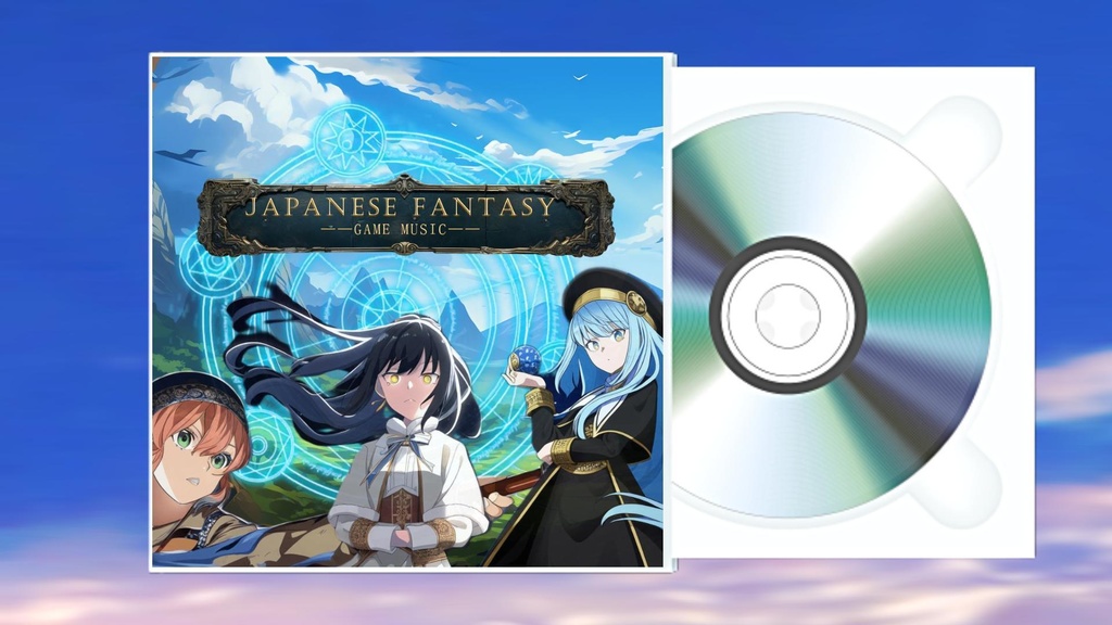 【BGM素材集】光の旋律メドレー 全９曲+和風のpopソング１曲 和風ファンタジーゲームBGM　著作権フリーbgm