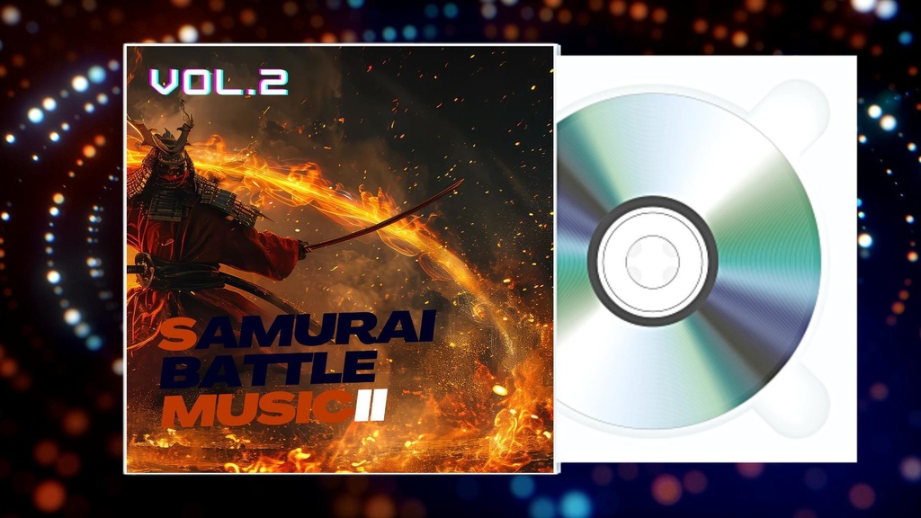 【和風ゲームBGM素材集】全33曲収録 Japanese style samurai games Music Collection「vol. 2」戦闘bgm　著作権フリー