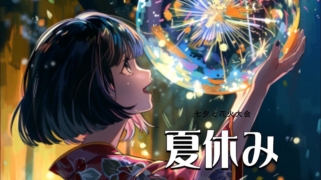 【夏の歌】夏休み　七夕と花火大会　日本の歌　著作権フリー　RoyaltyFreeMusic