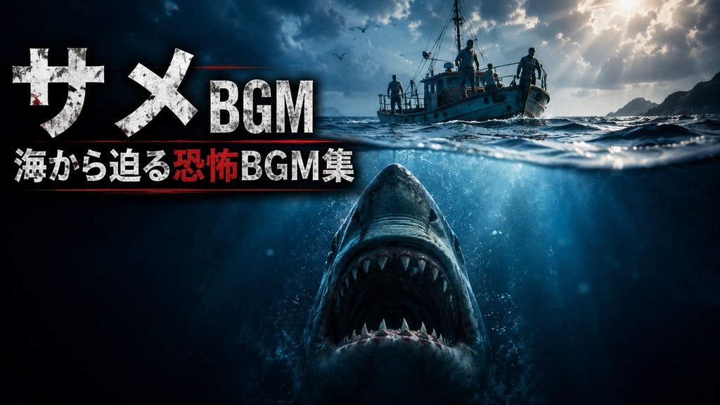 【ジョーズ のテーマぽいBGM】Jaws theme ジョーズテーマ曲 著作権フリーbgm  RoyaltyFreeMusic