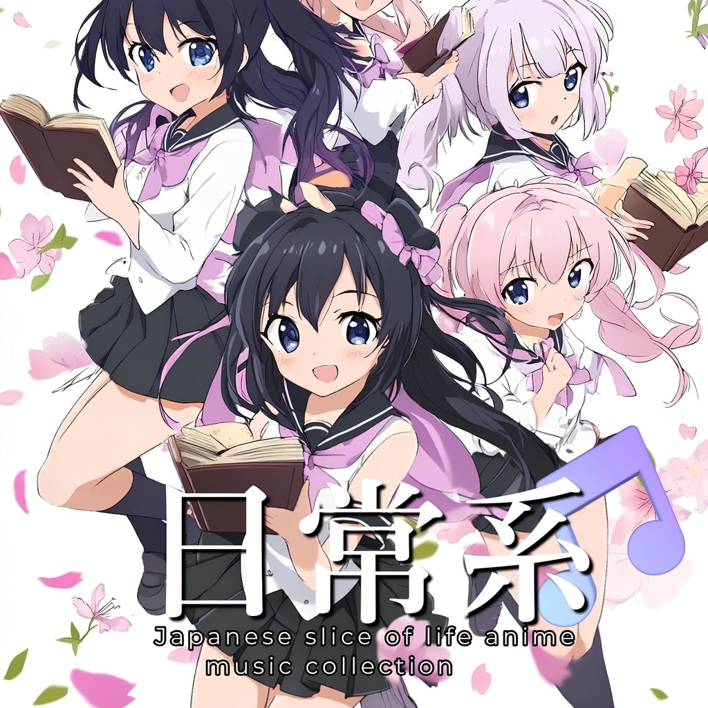 【BGM素材集】日常系アニメBGM集 全12曲 Japanese slice of life anime music collection ほのぼのフリーbgm有名 著作権フリーbgm 