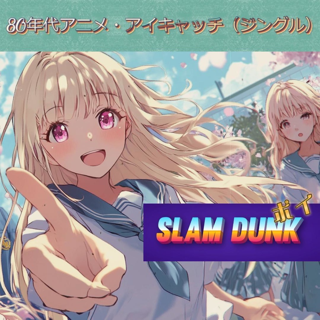 【BGM素材】SLAM DUNKぽいBGM アイキャッチ ジングル　SLAM DUNK Eyecatch　スラムダンク著作権フリー　bgmフリー