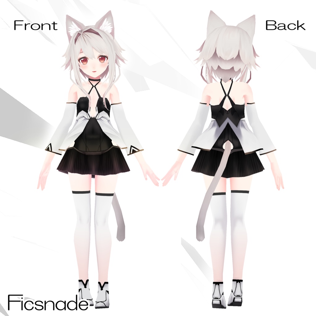 OculusQuest対応3Dモデル『LuaQuest』ver1.3