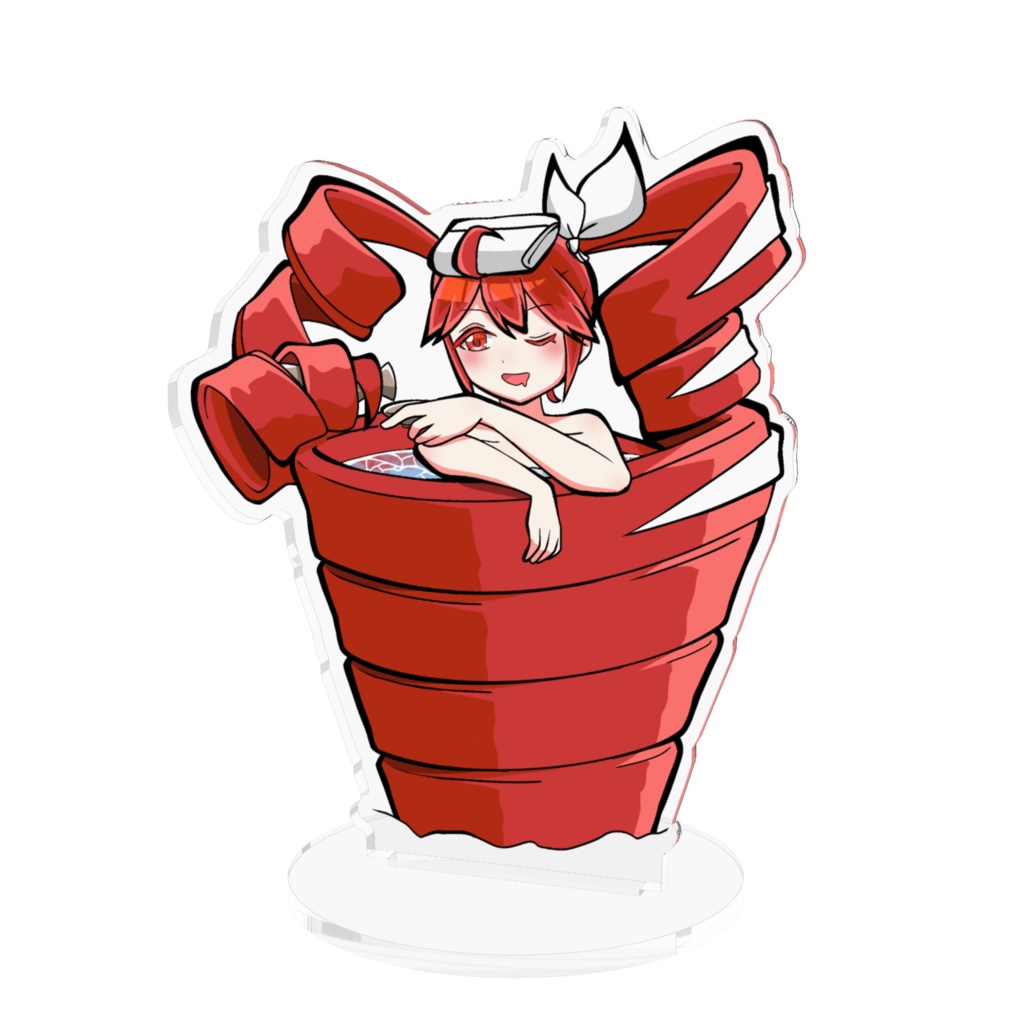 アクリルフィギュア［かさね湯名物『ドリル風呂』］