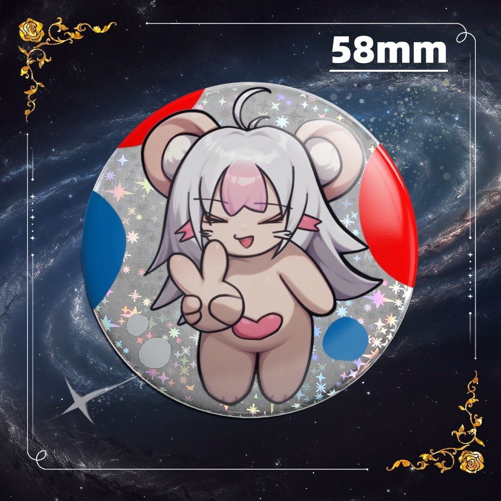 まなつえちすぽ缶バッジ58mmA