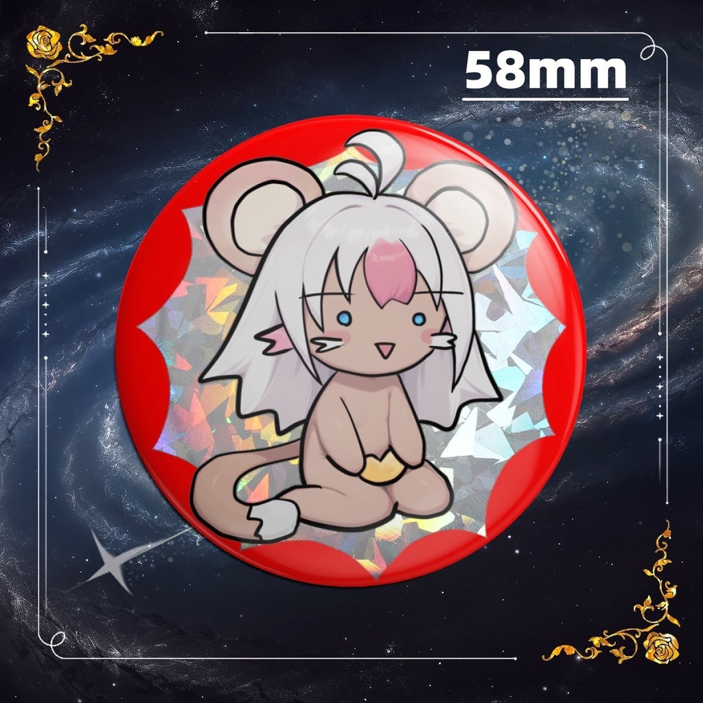 まなつえちすぽ缶バッジ58mmC