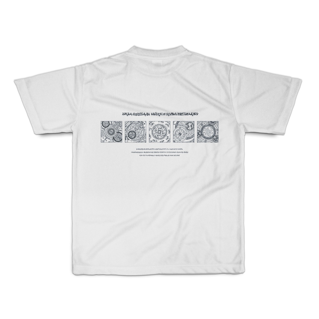 【Tシャツ】(両面/正面) 魔法陣