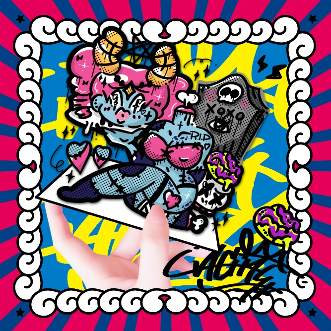 名刺シール /2種セット