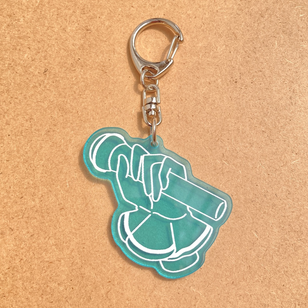 【非公式】黒夢町ハンドアクリルキーホルダー