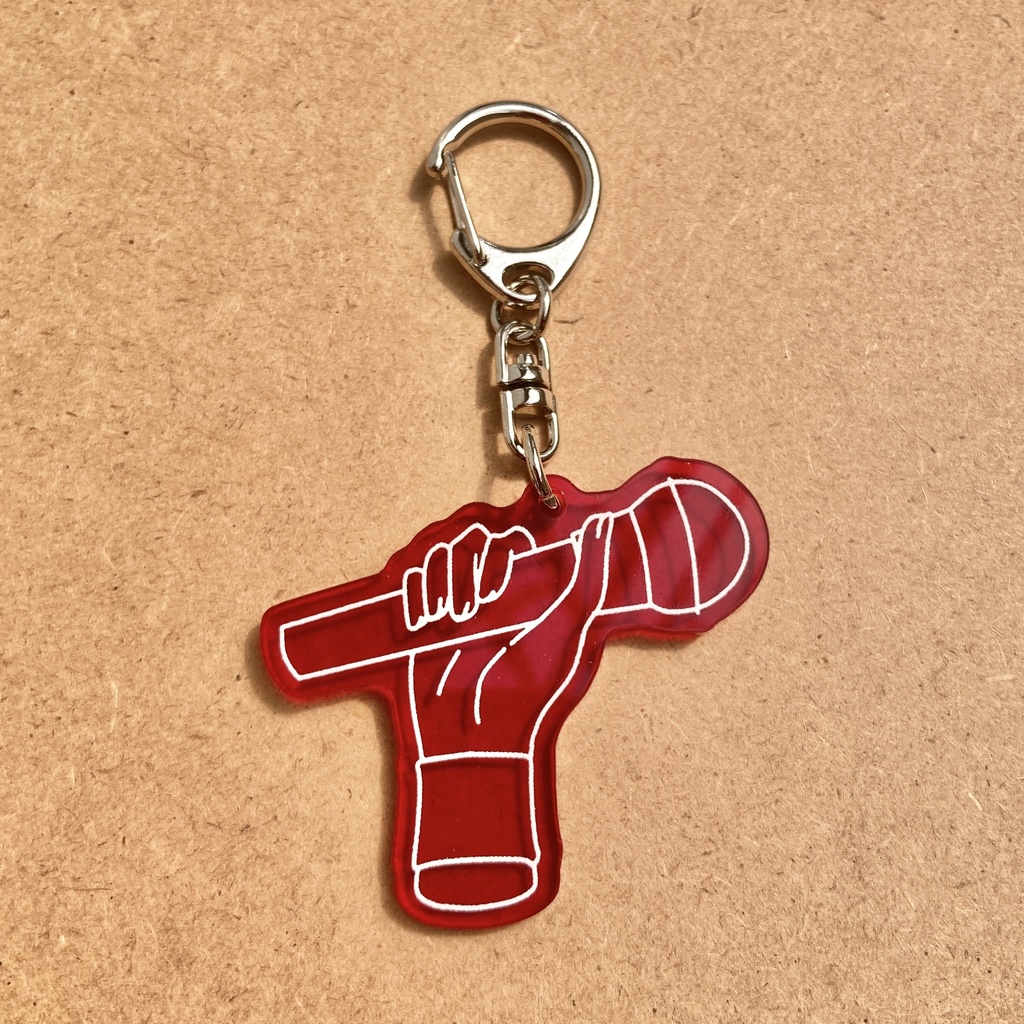 【非公式】黒夢町ハンドアクリルキーホルダー