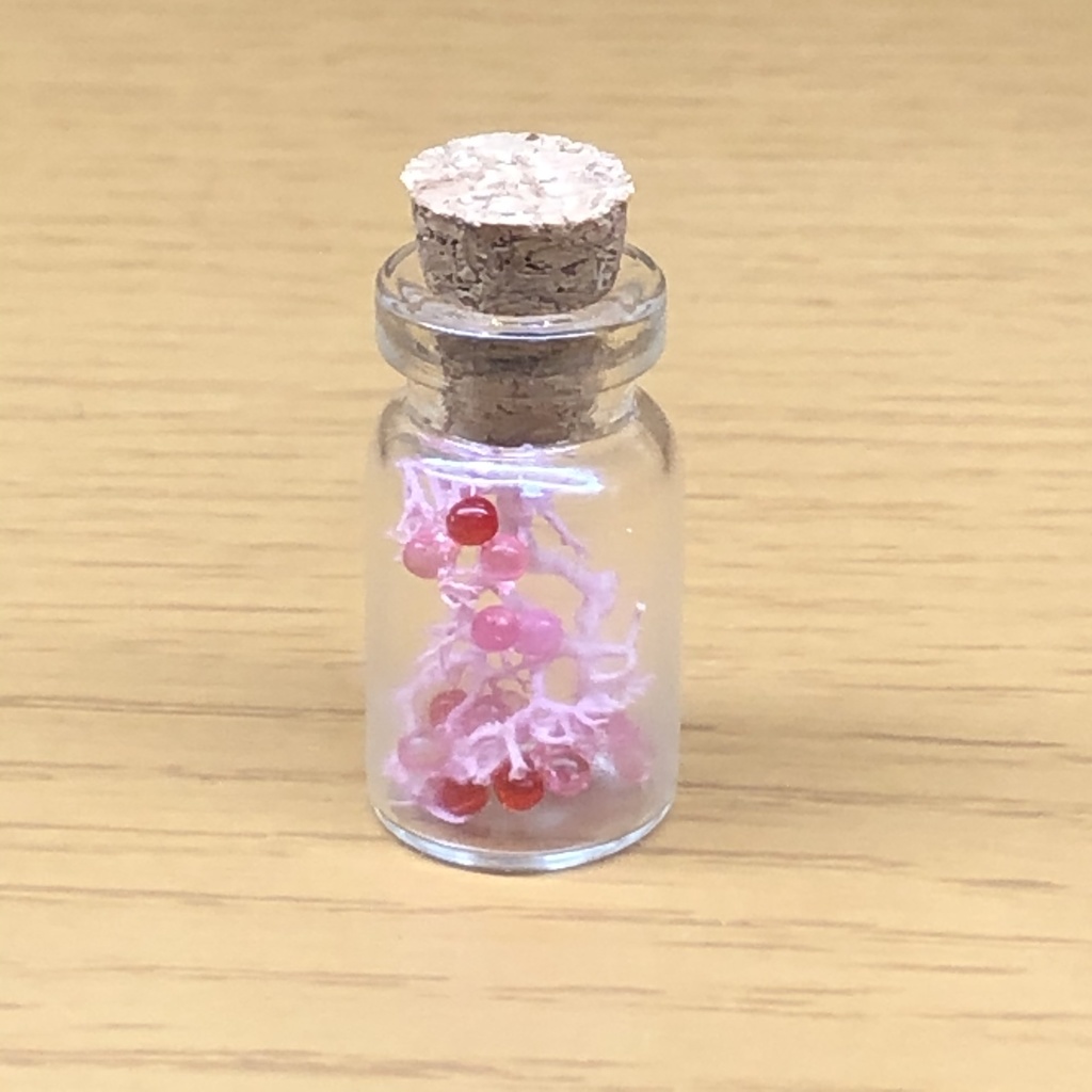 幻獣シーエクラ(ピンク×紫) 海のジオラマ(ピンク)