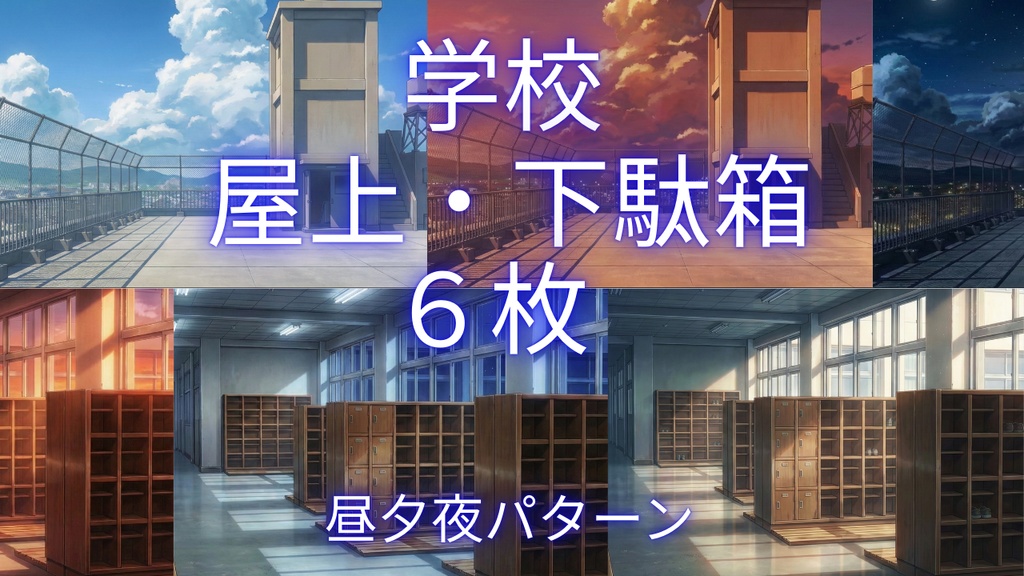 学校 屋上・下駄箱