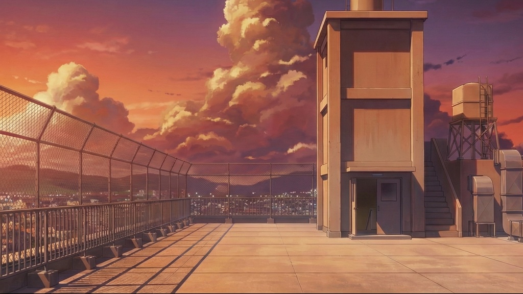 学校 屋上・下駄箱