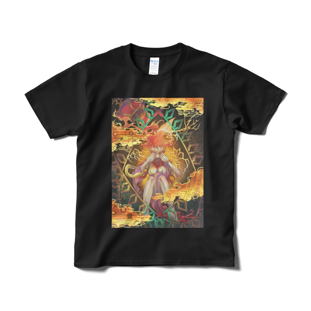 「妄鎖環蕾無是(もうさわらないで)」Tシャツ