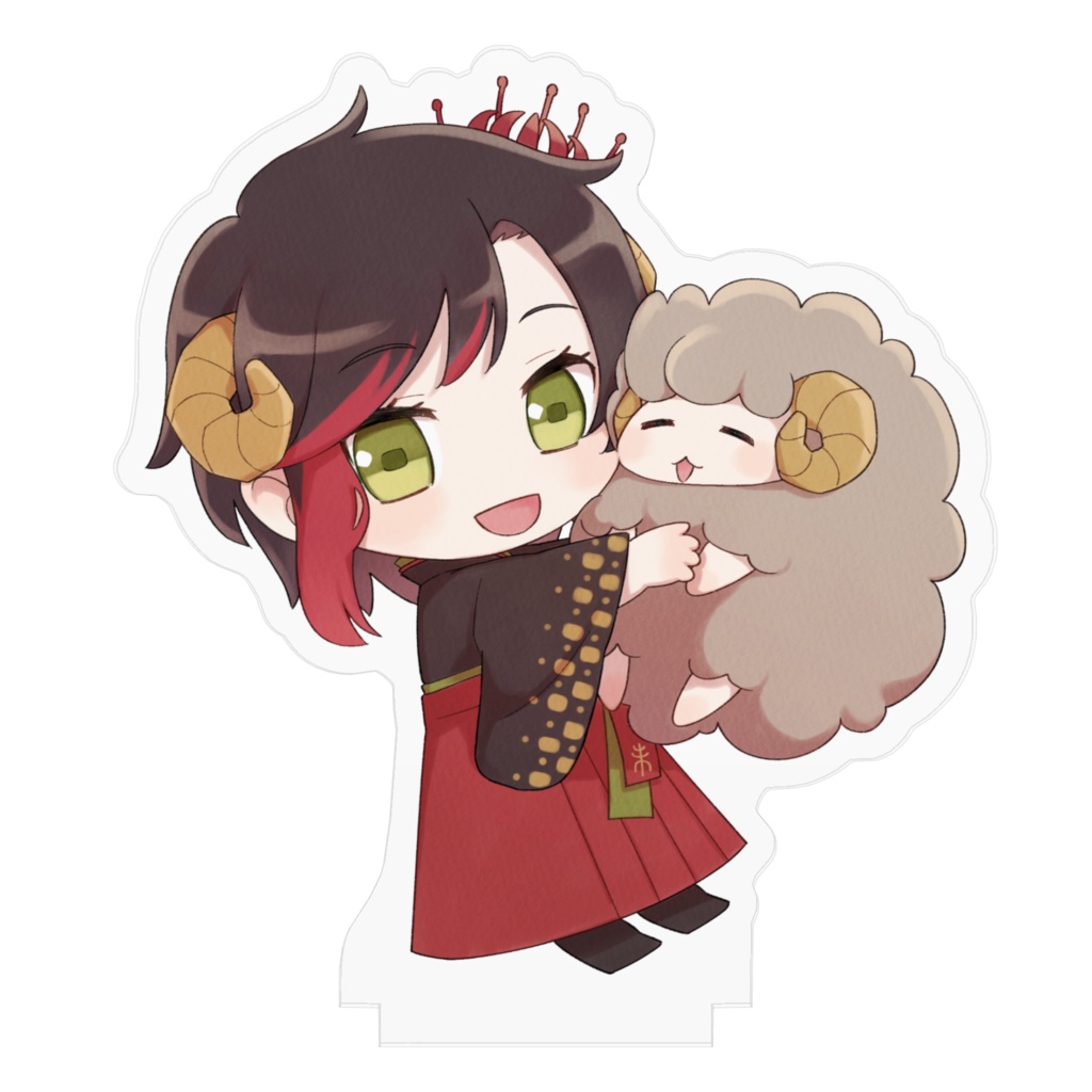 紅炎咲 アクリルフィギュア 羊ver.