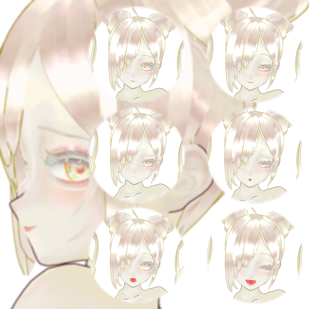 【VRoid 素体モデル】Mellthy【改変自由 / VRoid 3Dmodel】