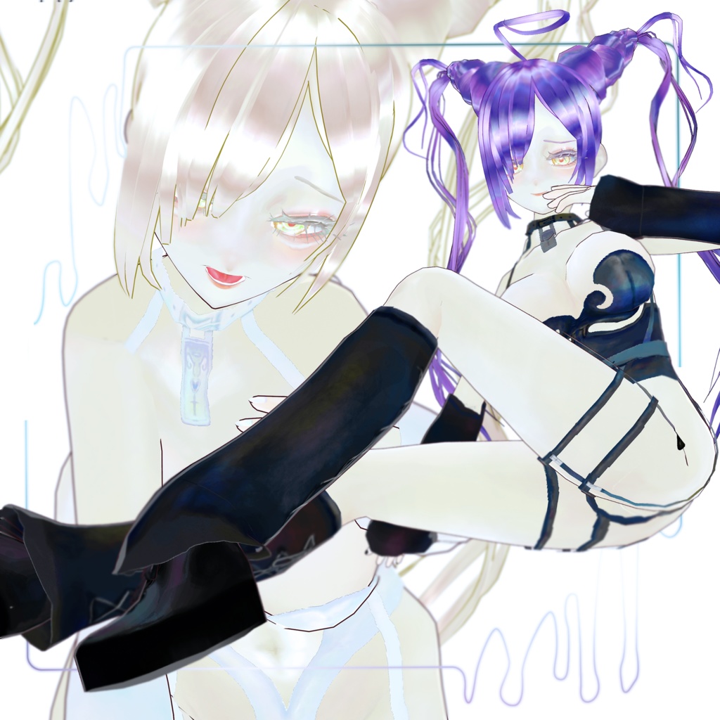 【VRoid 素体モデル】Mellthy【改変自由 / VRoid 3Dmodel】