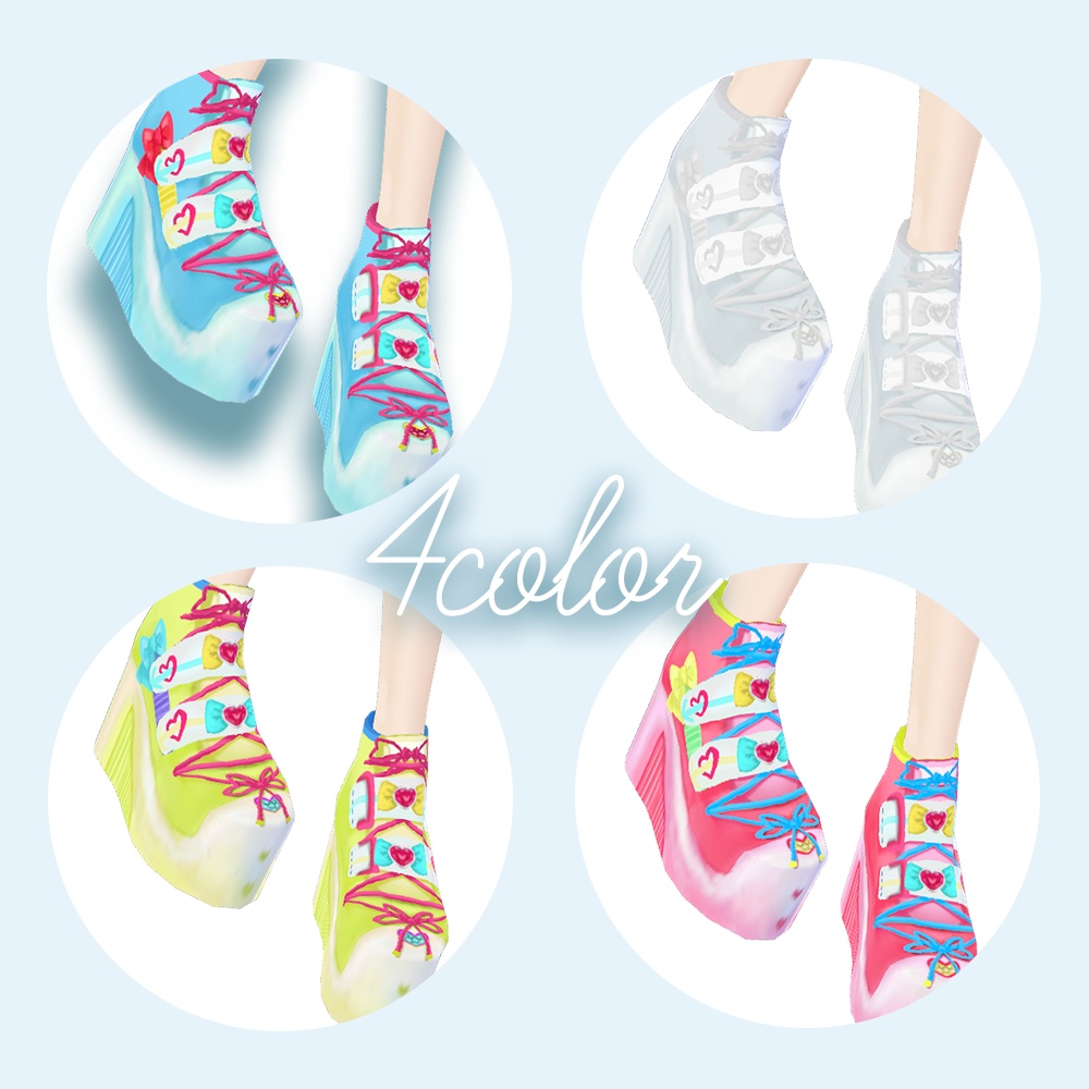 【VRoid】夢見るシンデレラスニーカー【X-NEOKET】