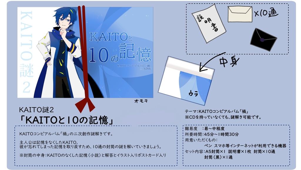 KAITOと10の記憶【謎解きキット】