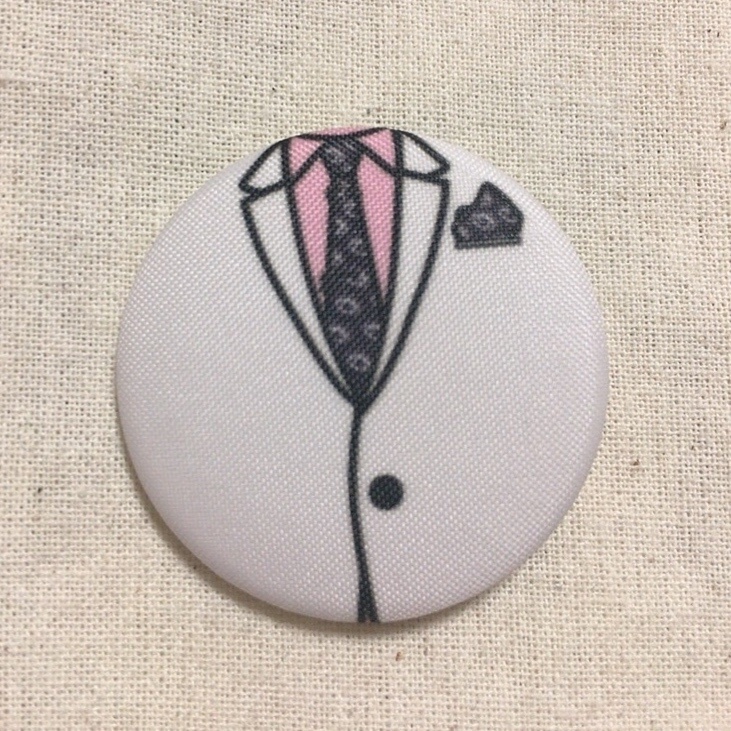 トリガー/鷹匠 衣装 布缶バッジ