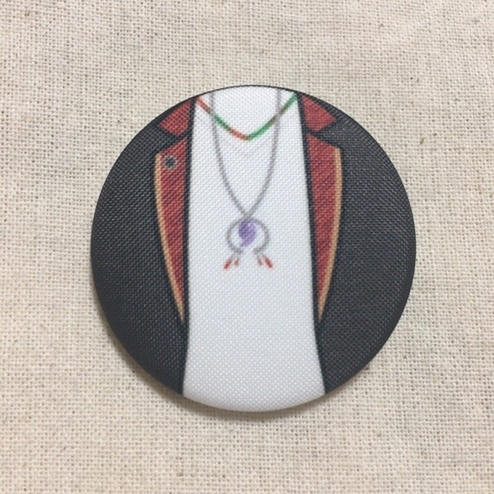 トリガー/鷹匠 衣装 布缶バッジ