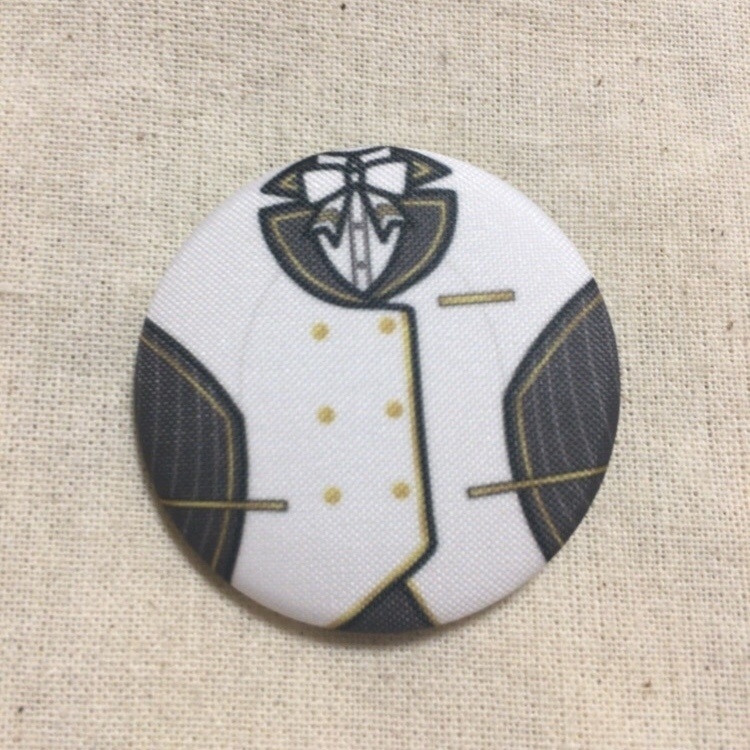 トリガー/鷹匠 衣装 布缶バッジ