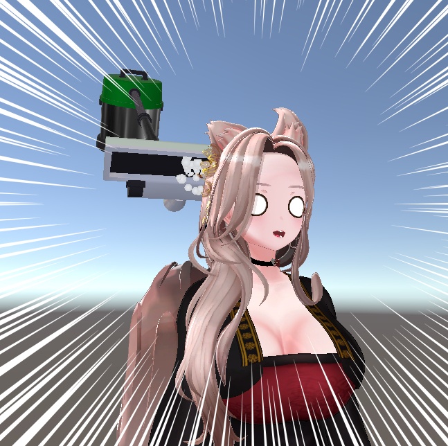 VRCアバターを吸い取れる掃除機!「VACU-VR-2000」