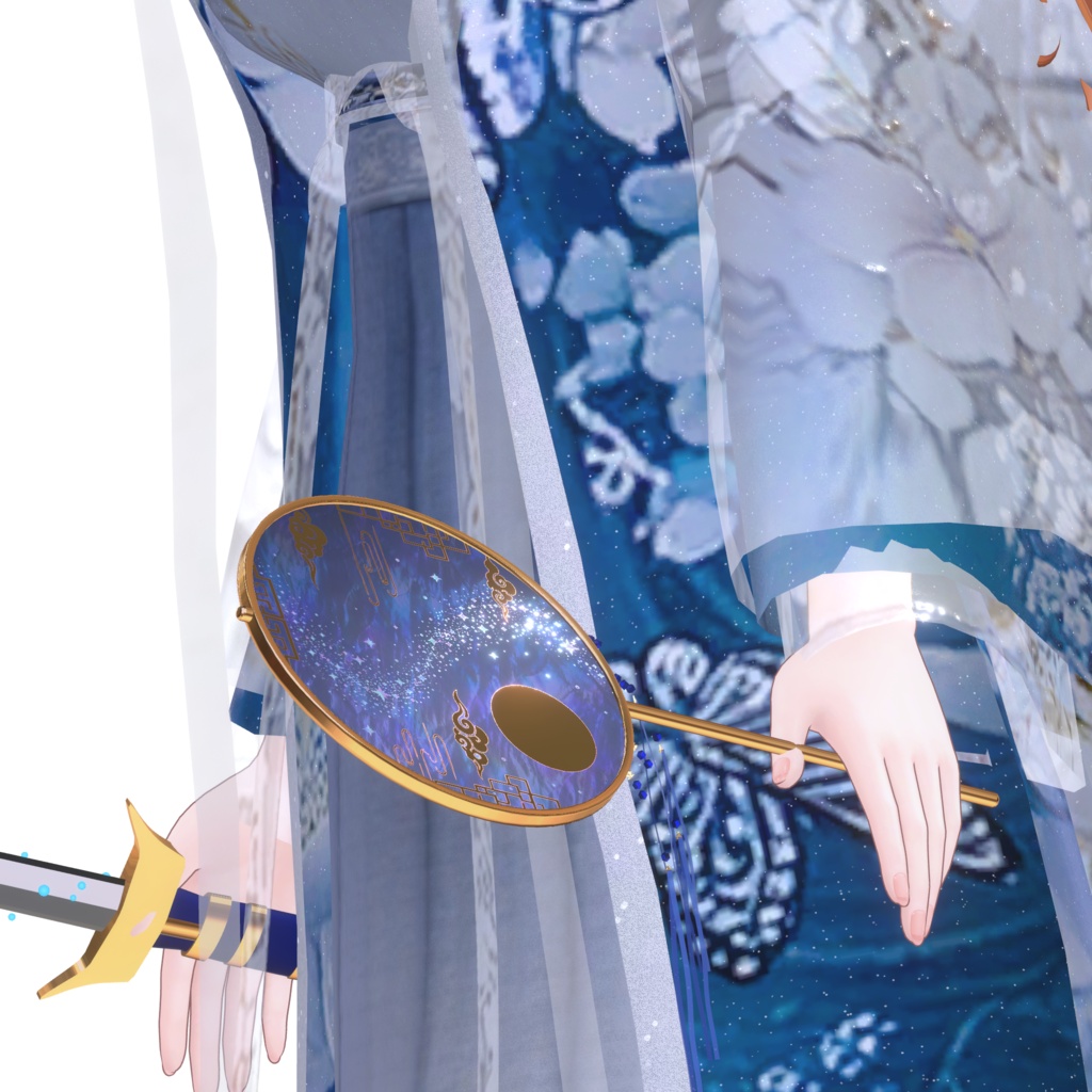 藍溟星華(漢服風ドレス)