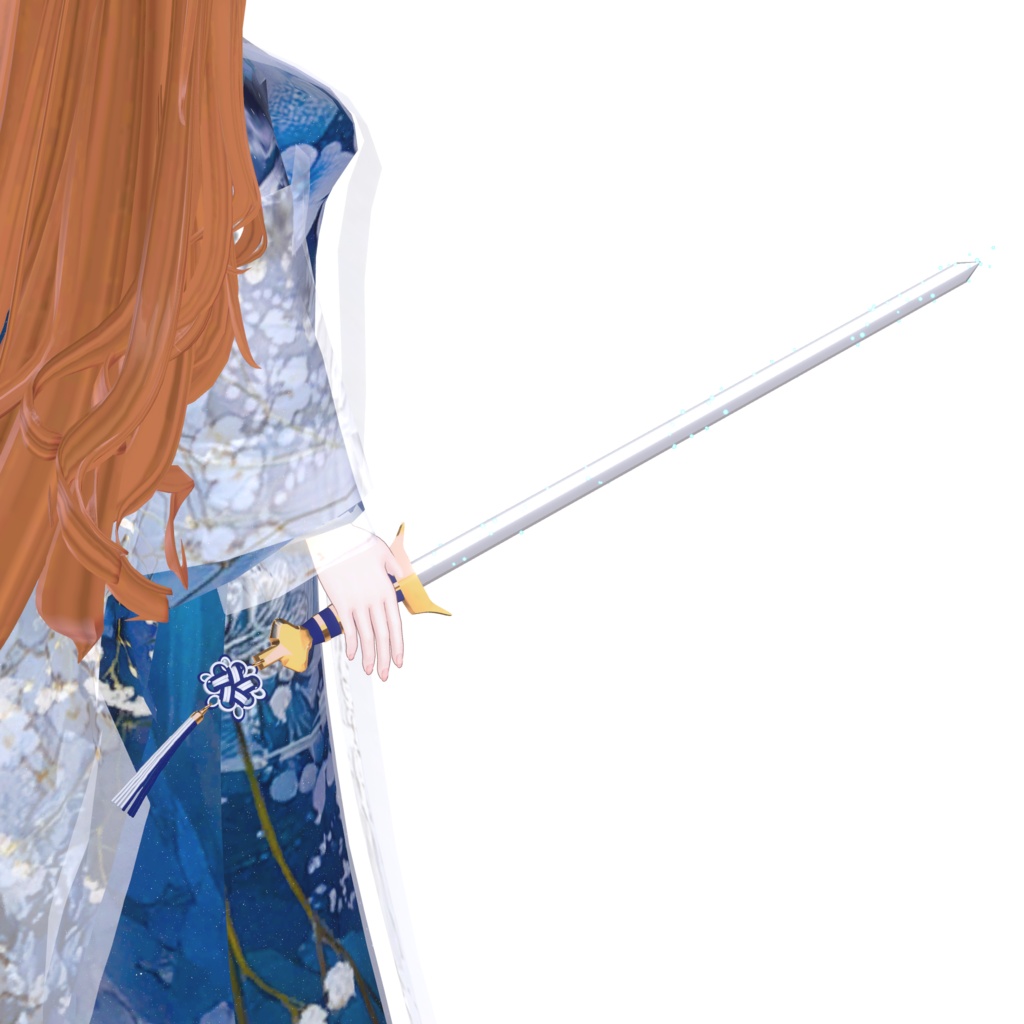藍溟星華(漢服風ドレス)