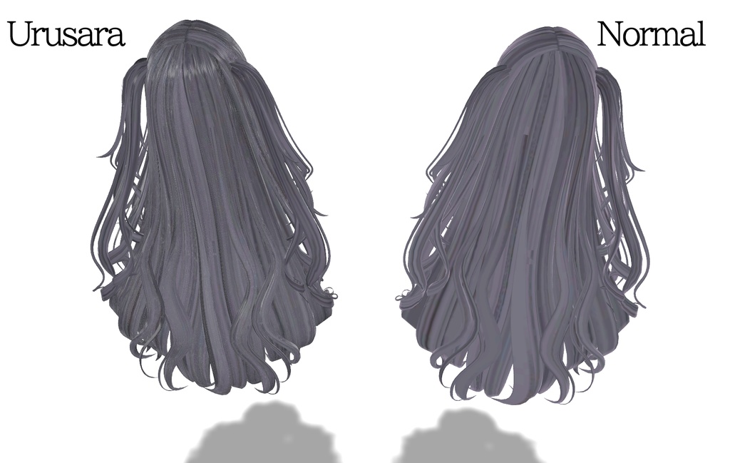 もっと!髪の質感を立体的に!【うるさら♡汎用ヘアーマテリアルVer3】