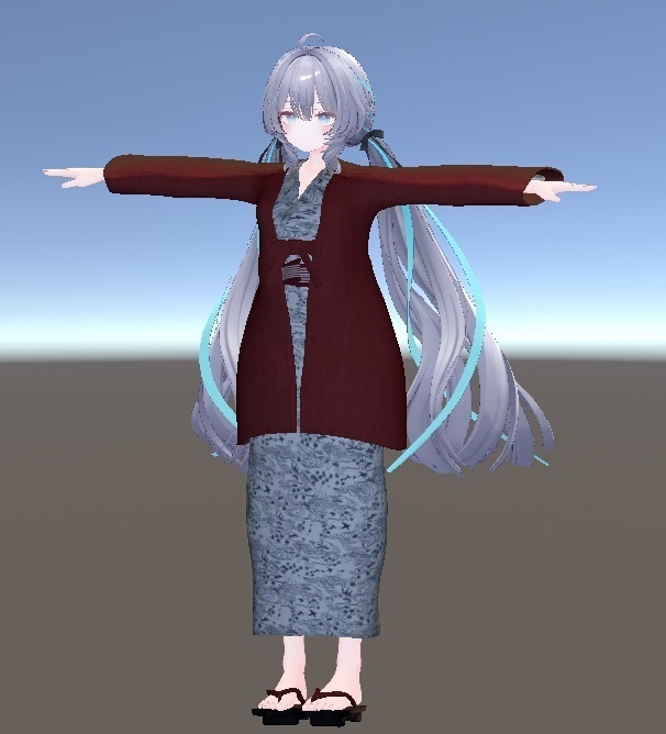 VRC向け温泉浴衣_桜宵の湯