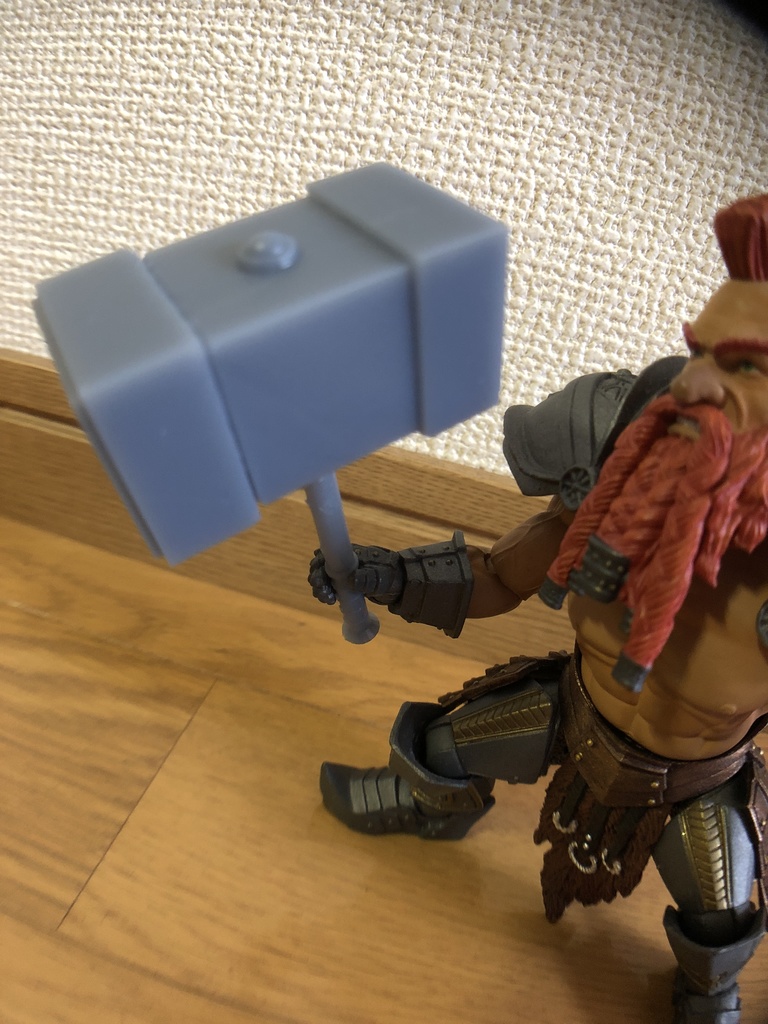 【STLデータのみ】シンプルなハンマー