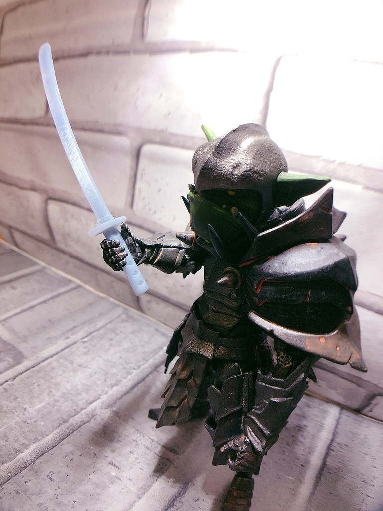 【STLデータのみ】シンプルなカタナ