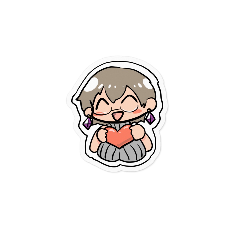 ささみちゃんステッカー