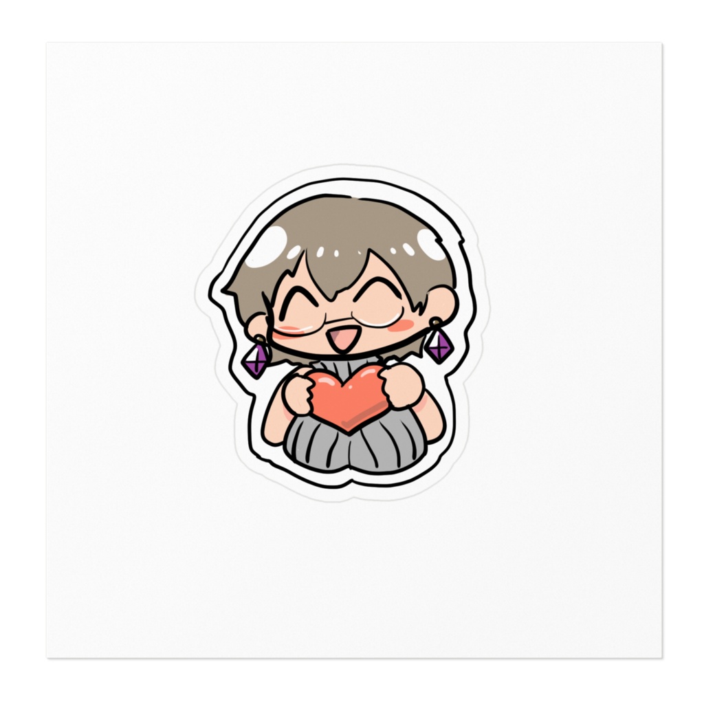 ささみちゃんステッカー