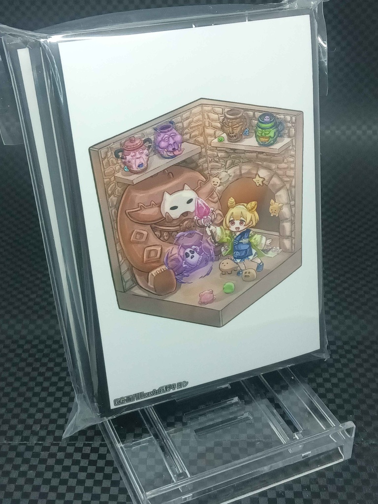 スリーブ単品 ヴィネット(箱庭)風「ポトリーの工房」