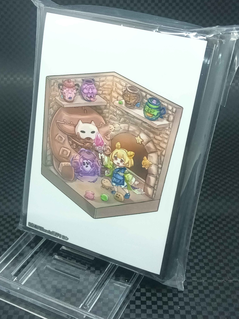 スリーブ単品 ヴィネット(箱庭)風「ポトリーの工房」