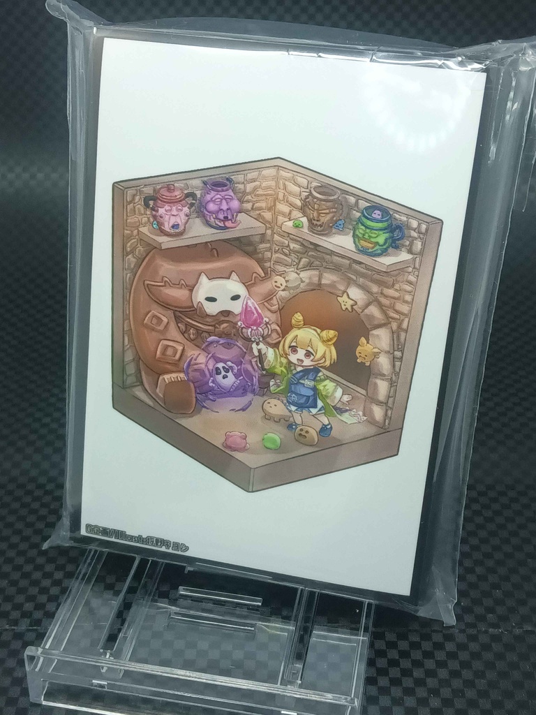スリーブ単品 ヴィネット(箱庭)風「ポトリーの工房」