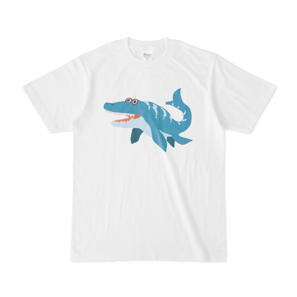 モササウルスＴシャツ　白