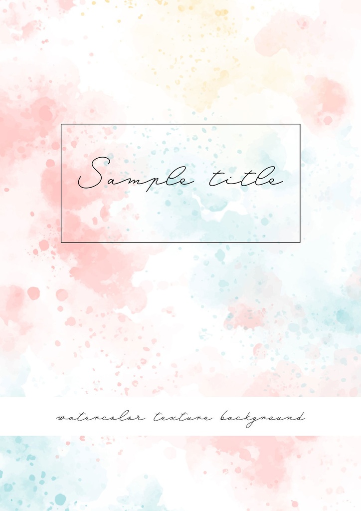 【商用利用可】水彩テクスチャ背景02