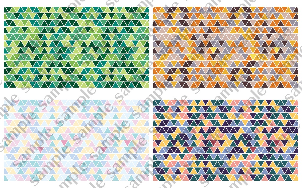 【商用利用可】北欧風の幾何学模様背景 アスペクト比16:9