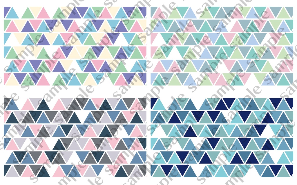 【商用利用可】北欧風の幾何学模様背景 アスペクト比16:9