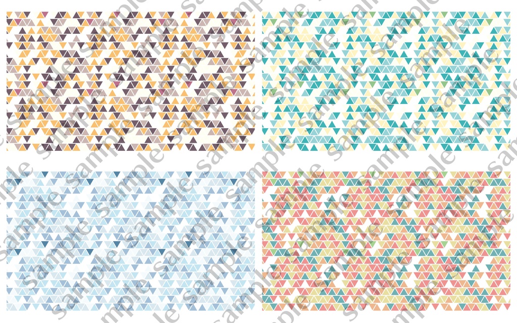 【商用利用可】北欧風の幾何学模様背景 アスペクト比16:9