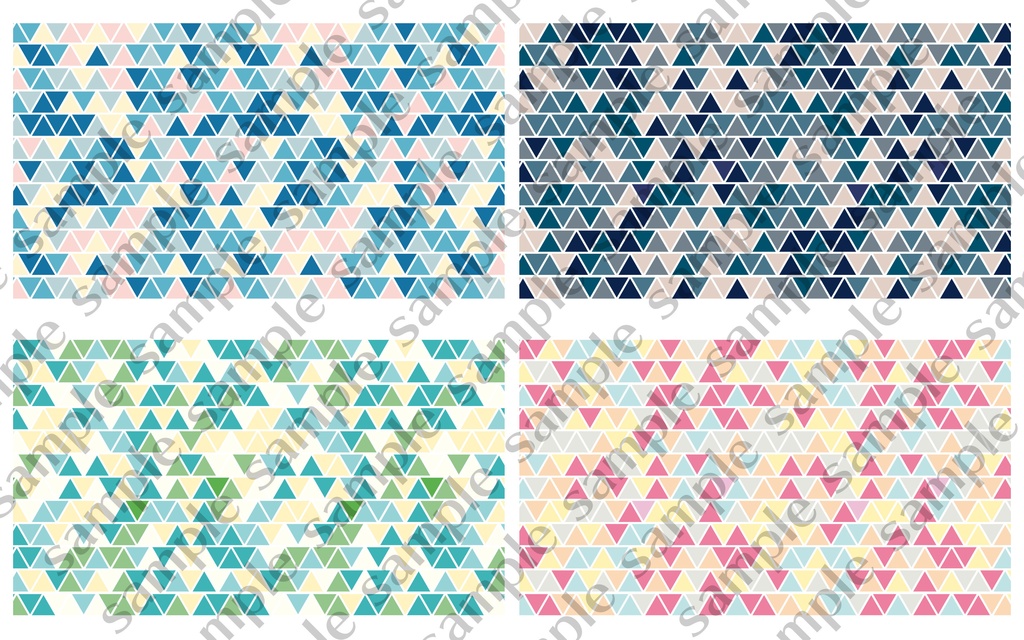 【商用利用可】北欧風の幾何学模様背景 アスペクト比16:9