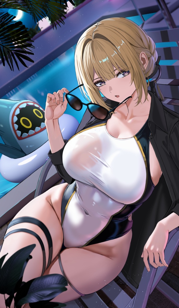 【タペストリー】競泳水着イヴリン