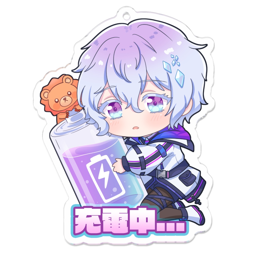 じぷの充電中アクキー❀