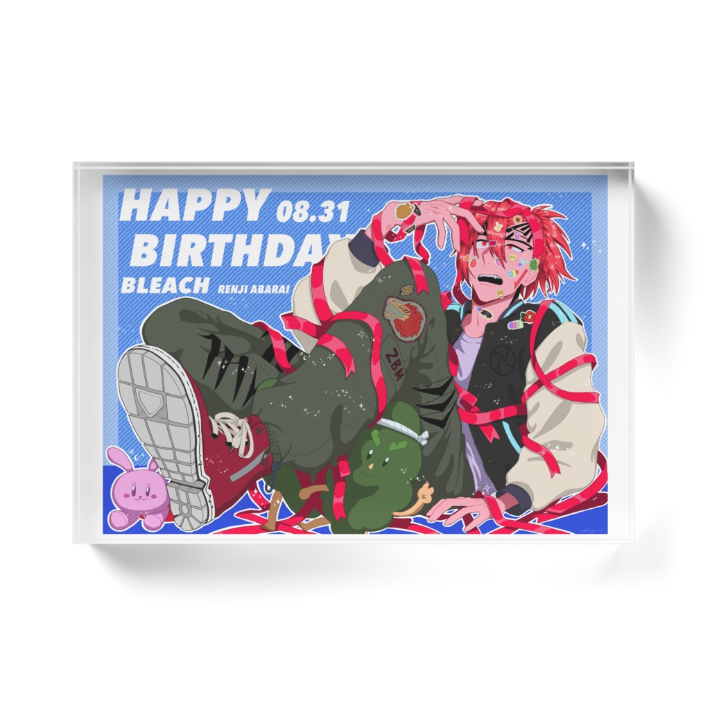 HAPPY BIRTHDAY0831 阿散井恋次アクリルブロック